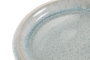 DKD Home Decor Plato de Gres Esmaltado Azul Celeste