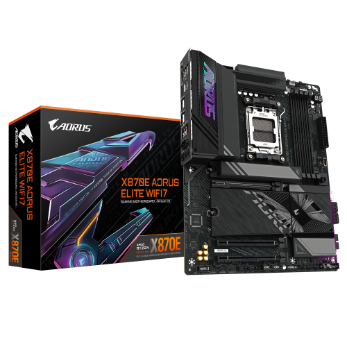 GIGABYTE Placa Base X870E A ELITE WIFI7 AMD Ryzen 9000 DDR5 8000MHz OC Wi-Fi 7 2.5GbE ATX GIGABYTE Placa Base X870E A ELITE WIFI7 AMD Ryzen 9000 DDR5 8000MHz OC Wi-Fi 7 2.5GbE ATX