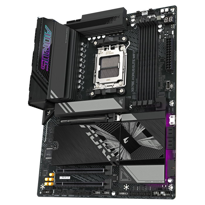 Gigabyte Aorus Elite X870E WiFi7 | ATX | AM5 | DDR5 | PCIe 5.0 | 3x M.2 | Wi-Fi 7 | 2.5GbE | USB4 | Motherboard - X870E A ELITE WIFI7 Gigabyte Aorus Elite X870E WiFi7 | ATX | AM5 | DDR5 | PCIe 5.0 | 3x M.2 | Wi-Fi 7 | 2.5GbE | USB4 | Motherboard - X870E A ELITE WIFI7