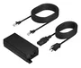 HP Poly Adaptador PoE++ 65W 2.5G con Cable CAT6A 3.66m y Cable de Alimentación - Negro