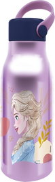 Disney Botella Aluminio Frozen CZ11257 760 ml Asa Silicona Libre BPA Licencia Oficial