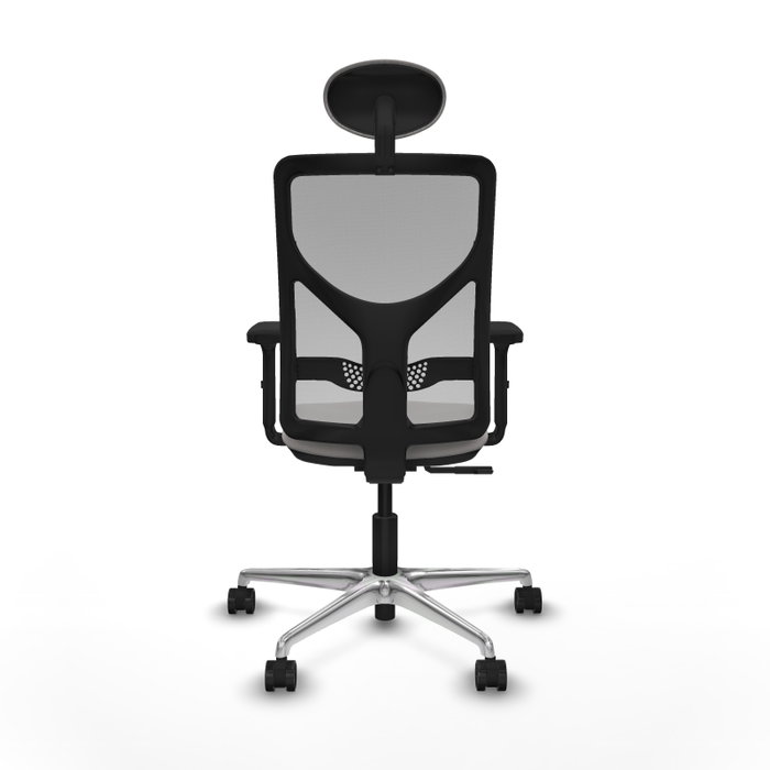 PIQUERAS Y CRESPO Silla de oficina Motilla con mecanismo Sincro Blanco y Gris PIQUERAS Y CRESPO Silla de oficina Motilla con mecanismo Sincro Blanco y Gris