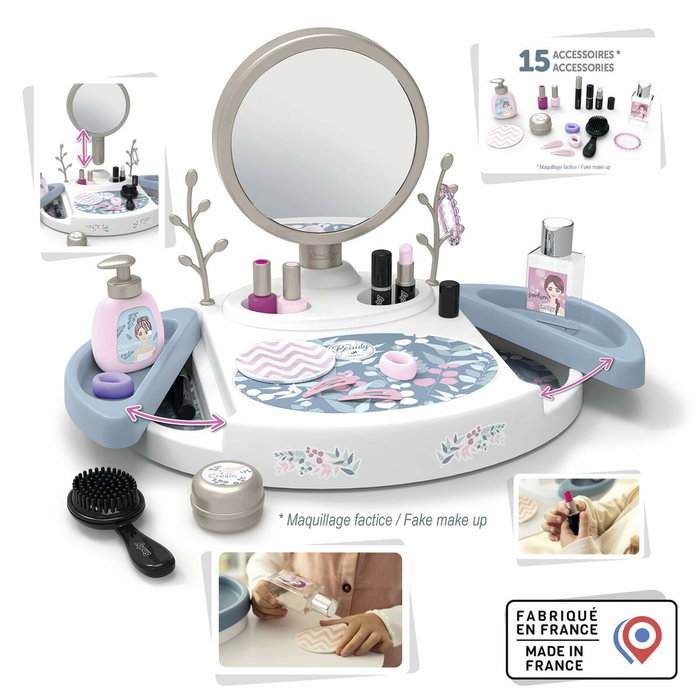 Smoby My Beauty Studio Tocador de Sobremesa con Espejo y 15 Accesorios Smoby My Beauty Studio Tocador de Sobremesa con Espejo y 15 Accesorios