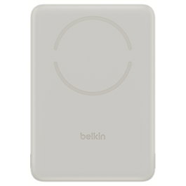 Belkin BoostCharge Slim 5000mAh Mag. PB 15W USB-C Beige BPD021hqSA
