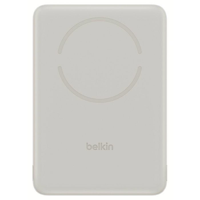 Belkin BoostCharge Slim 5000mAh Mag. PB 15W USB-C Beige BPD021hqSA Belkin BoostCharge Slim 5000mAh Mag. PB 15W USB-C Beige BPD021hqSA