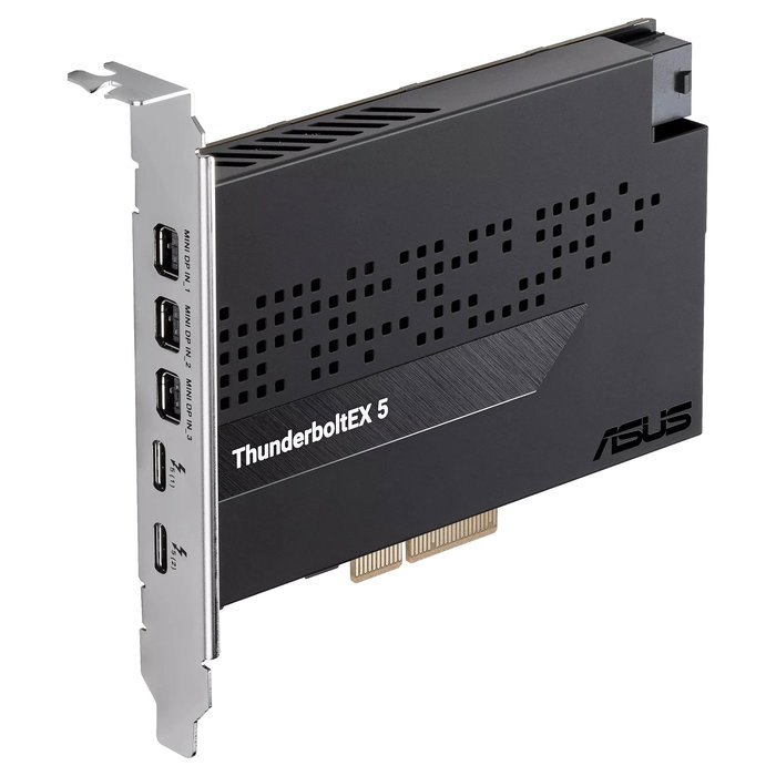 ASUS Tarjeta de Expansión ThunderboltEX 5 PCIe 4.0, Puerto Mini DisplayPort, Hasta 120 Gbit/s, Para PC, Windows 11
