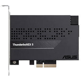 ASUS Tarjeta de Expansión ThunderboltEX 5 PCIe 4.0, Puerto Mini DisplayPort, Hasta 120 Gbit/s, Para PC, Windows 11