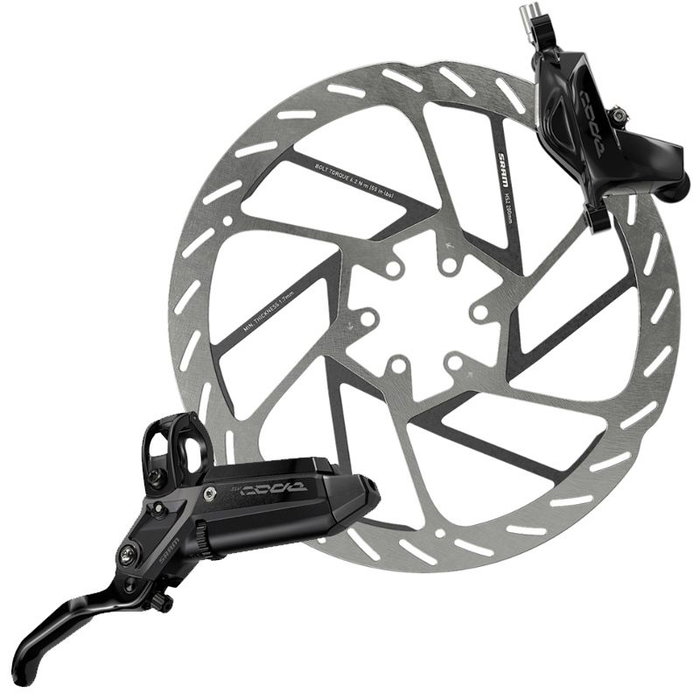 Sram Code Silver Stealth Freno Hidráulico MTB 4 Pistones Maneta Aluminio SwingLink Sram Code Silver Stealth Freno Hidráulico MTB 4 Pistones Maneta Aluminio SwingLink