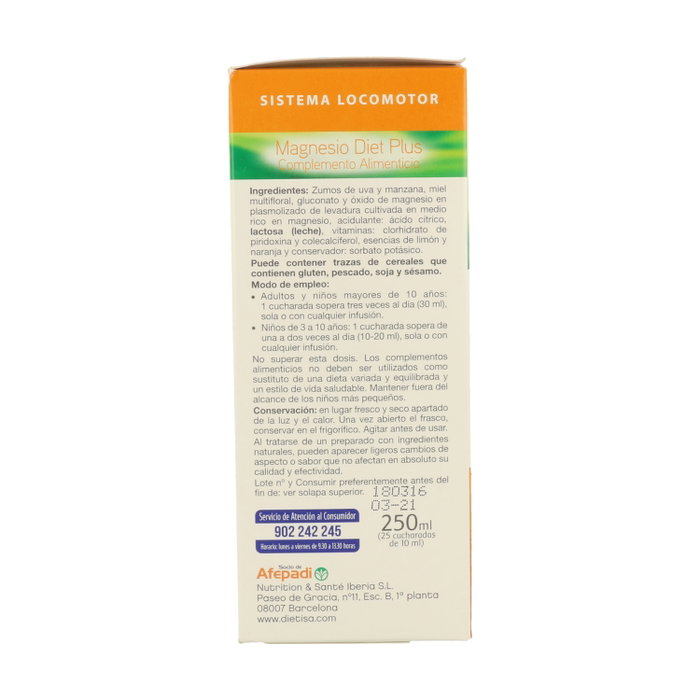Dietisa Magnesiodiet Plus Óseo 250 ml Dietisa Magnesiodiet Plus Óseo 250 ml