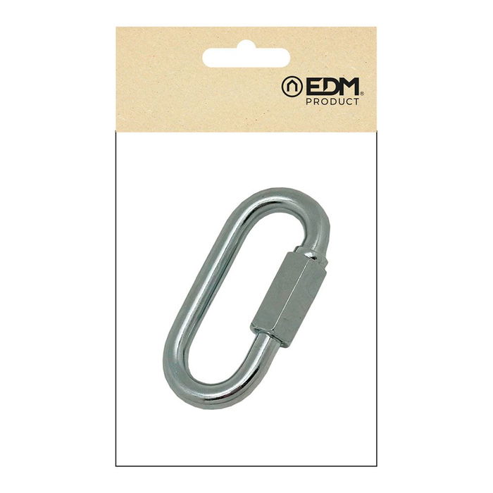 Edm Esl01 Eslabón Rápido de Acero Galvanizado, 8 mm