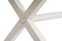DKD Home Decor Mesa Comedor Moderno Blanco Dorado 90 x 76 x 180 cm