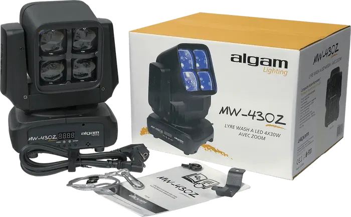 Algamlight Luz Led Wash 4x30W Rgbw Zoom