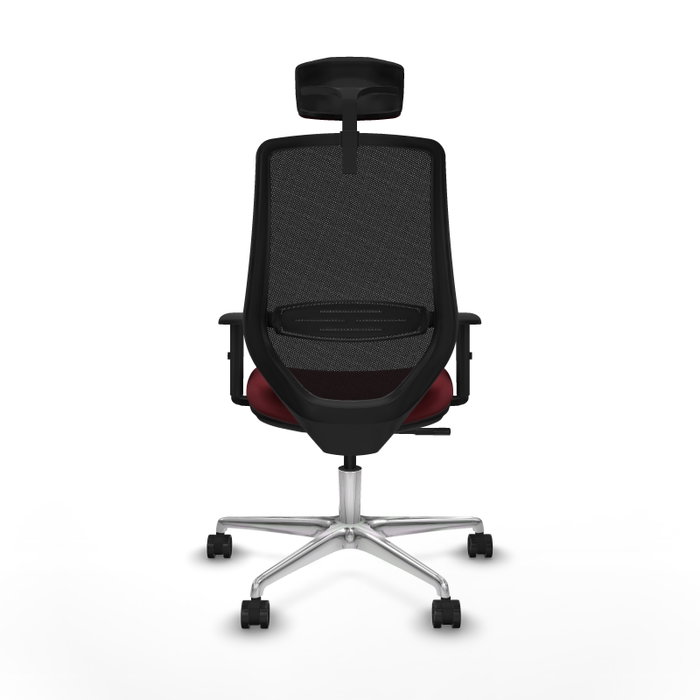 PIQUERAS Y CRESPO Silla de oficina Mardos con Mecanismo Sincro, Granate y Negro PIQUERAS Y CRESPO Silla de oficina Mardos con Mecanismo Sincro, Granate y Negro