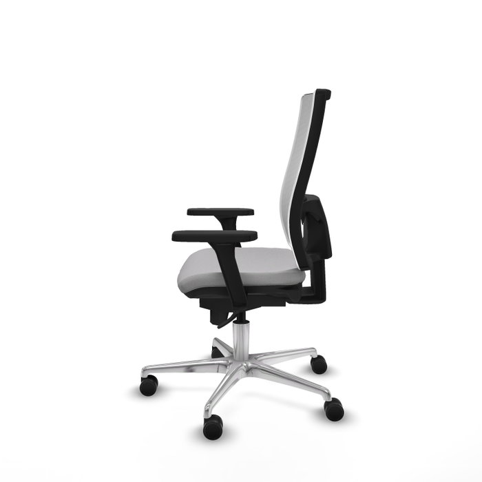 PIQUERAS Y CRESPO Silla de oficina Horna Gris claro y Blanco PIQUERAS Y CRESPO Silla de oficina Horna Gris claro y Blanco