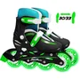 Stamp Patines en Línea Ajustables Talla 30-33 Ruedas Iluminadas Freno Trasero
