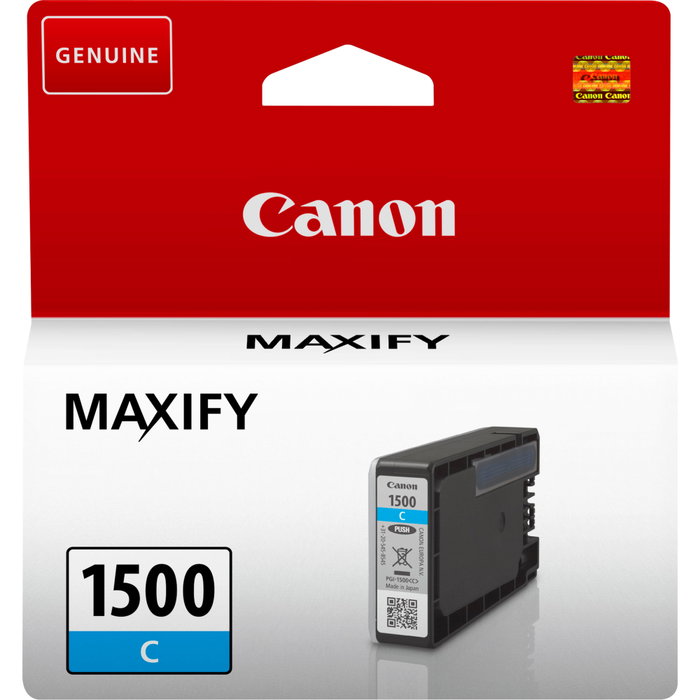Canon PGI-1500c Cartucho de Tinta Cian, 4,5 ml, 9229B001 Canon PGI-1500c Cartucho de Tinta Cian, 4,5 ml, 9229B001