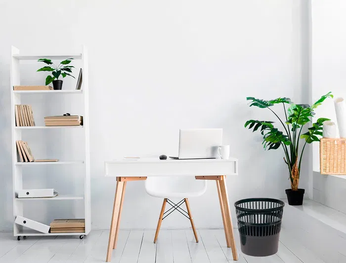 Q-connect Papelera 15 litros rejilla plástico color negro 285x290 mm