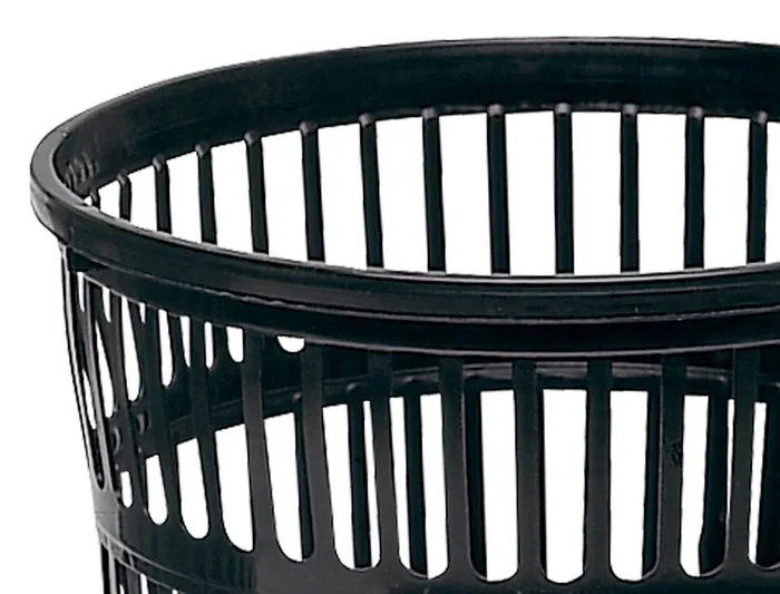 Q-connect Papelera 15 litros rejilla plástico color negro 285x290 mm