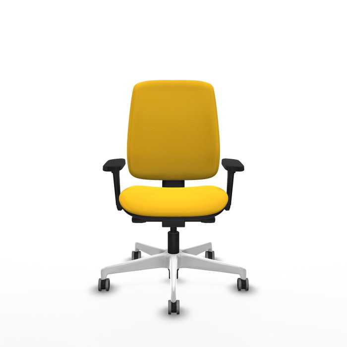 PIQUERAS Y CRESPO Alares Silla de Oficina Traslack Amarilla con Brazos 3D PIQUERAS Y CRESPO Alares Silla de Oficina Traslack Amarilla con Brazos 3D