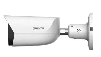 Dahua Cámara de Vigilancia Exterior Dahua IPC-HFW3649E-AS-IL Bullet 6MP 3288x1850 Píxeles Visión Nocturna IP PoE Techo/Pared Blanca