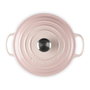 Le Creuset Signature Braeser redondo 20 cm hierro fundido 2,4 L shell pink