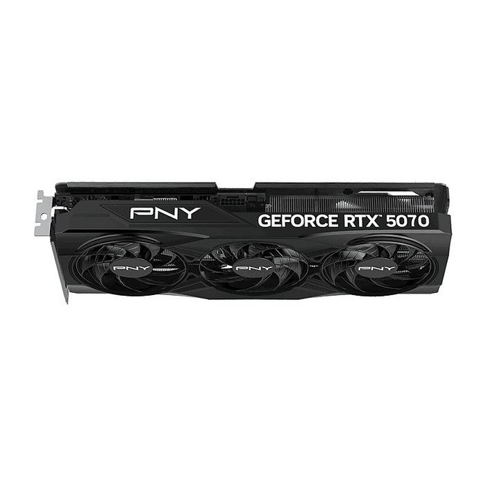 PNY Technologies GeForce RTX 5070 12GB GDDR7 6144 Núcleos Triple Ventilador PCIe 5.0 - Tarjeta Gráfica Gaming