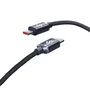 Subblim Cable USB-C a USB-C Optimus 60W, Carga Rápida PD, Nylon Trenzado, 480Mbps, 1m, Negro