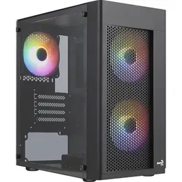 Aerocool AER4711099471799 Caja PC Hexform G v2 Mini Torre Micro-ATX Negra Sin Fuente Alimentación