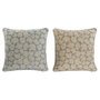 DKD Home Decor Cojín de Algodón y Poliéster 45x10x45 - Pack de 2 Surtido