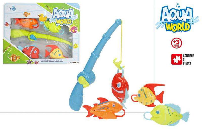 Color Baby Juego Pesca Aqua World Incluye 5 Piezas