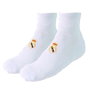 Cerdá Pack de 2 Calcetines Real Madrid, Talla Única 35-38, Color Blanco