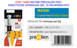 MATABI PREVALIEN PRO Insecticida Hormigas Gel 10 g