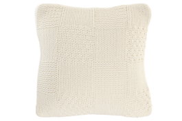 DKD Home Decor Cojín de Punto Crudo 45x45 cm