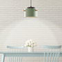 Lámpara Colgante Averie SKD-P1013-OG - Diseño Moderno en Blanco, Verde Oliva, Salmón y Turquesa