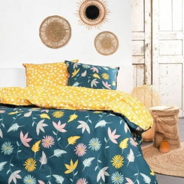 Today Juego de cama Sunshine de 2 personas en amarillo