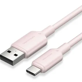 Vention Cable USB 2.0 Tipo-C Macho a USB Macho, 60W, 480Mbps, 2m, Rosa