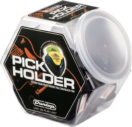 Dunlop Porta Púas Plástico Ergo - Negro (24 Unidades)