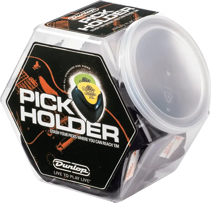 Dunlop Porta Púas Plástico Ergo - Negro (24 Unidades)