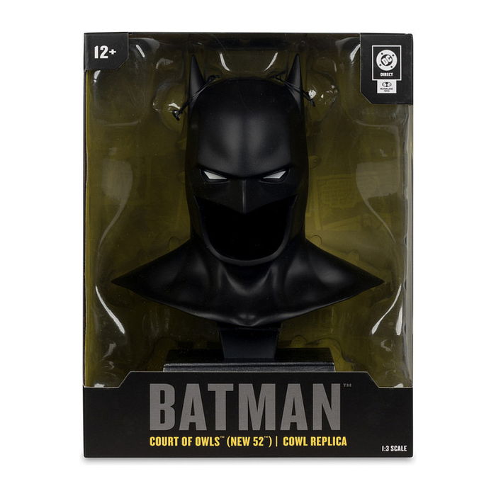 McFarlane DC Direct Batman Cowl Replica 1:3 Court of Owls - Figura Coleccionable de Cómic Negro McFarlane DC Direct Batman Cowl Replica 1:3 Court of Owls - Figura Coleccionable de Cómic Negro