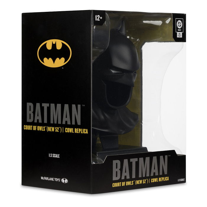 McFarlane DC Direct Batman Cowl Replica 1:3 Court of Owls - Figura Coleccionable de Cómic Negro McFarlane DC Direct Batman Cowl Replica 1:3 Court of Owls - Figura Coleccionable de Cómic Negro