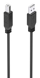 AISENS - CABLE USB 2.0 CON AMPLIFICADOR, TIPO A/M-B/M, NEGRO, 10M