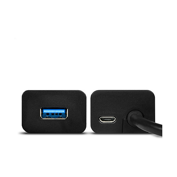 Axagon HUE-S2BP Hub USB-A con 4 puertos USB 3.0 y alimentación externa, 1,2 m