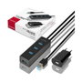 Axagon HUE-S2BP Hub USB-A con 4 puertos USB 3.0 y alimentación externa, 1,2 m