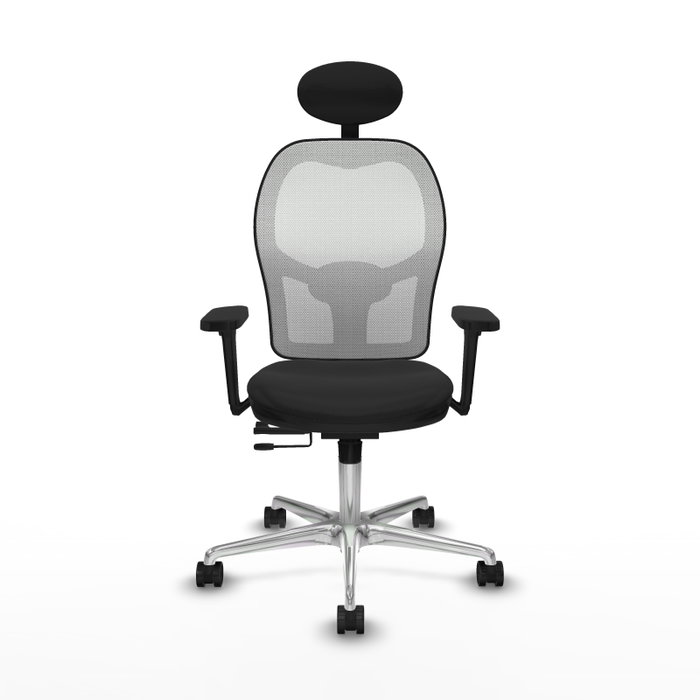 PIQUERAS Y CRESPO Silla de oficina Jorquera con mecanismo Sincro/Traslack, Negro y Blanco PIQUERAS Y CRESPO Silla de oficina Jorquera con mecanismo Sincro/Traslack, Negro y Blanco