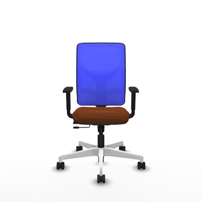 PIQUERAS Y CRESPO Silla de oficina Motilla con mecanismo Sincro/Traslack, Azul y Marrón PIQUERAS Y CRESPO Silla de oficina Motilla con mecanismo Sincro/Traslack, Azul y Marrón