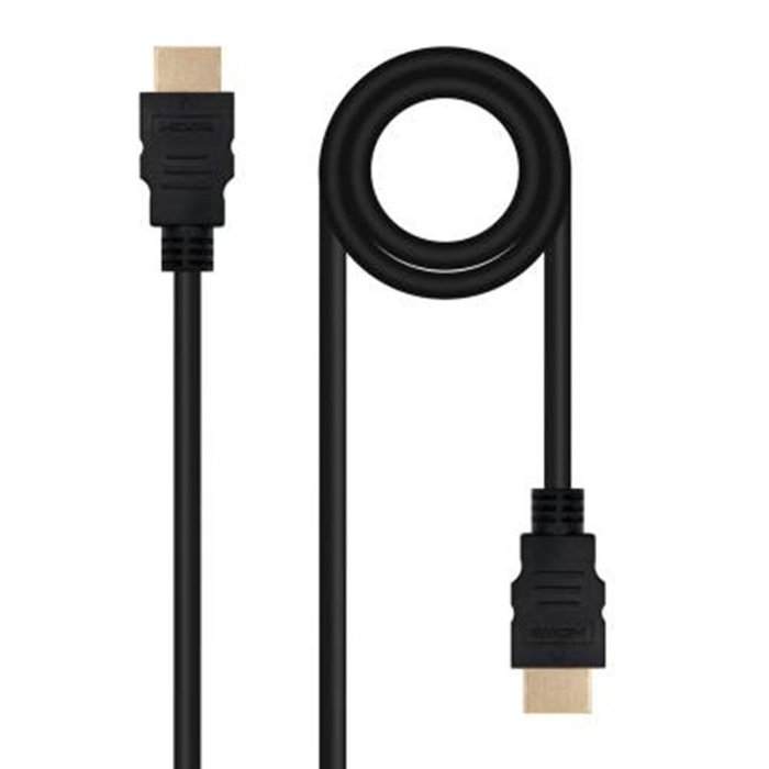 EQUIP Cable HDMI 4K Macho-Macho 20 m, EQ119375, Color Negro, Conectores Chapados en Oro