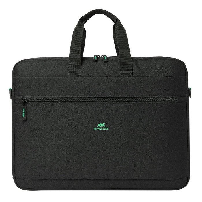 Rivacase Funda Gremio para Portátil 17.3", Poliéster Reciclado RPET, Negro, Asa Acolchada y Tirante, Resistente al Agua Rivacase Funda Gremio para Portátil 17.3", Poliéster Reciclado RPET, Negro, Asa Acolchada y Tirante, Resistente al Agua