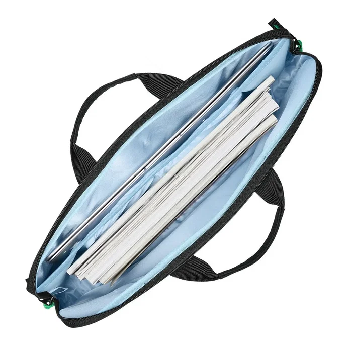 Rivacase Funda Gremio para Portátil 17.3", Poliéster Reciclado RPET, Negro, Asa Acolchada y Tirante, Resistente al Agua Rivacase Funda Gremio para Portátil 17.3", Poliéster Reciclado RPET, Negro, Asa Acolchada y Tirante, Resistente al Agua