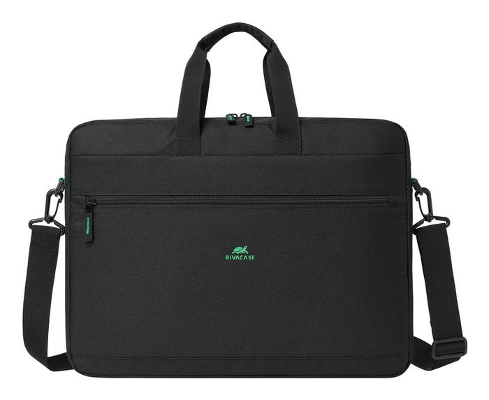 Rivacase Funda Gremio para Portátil 17.3", Poliéster Reciclado RPET, Negro, Asa Acolchada y Tirante, Resistente al Agua Rivacase Funda Gremio para Portátil 17.3", Poliéster Reciclado RPET, Negro, Asa Acolchada y Tirante, Resistente al Agua