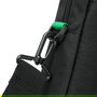 Rivacase Funda Gremio para Portátil 17.3", Poliéster Reciclado RPET, Negro, Asa Acolchada y Tirante, Resistente al Agua
